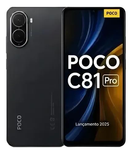 Celular Xiaomi Poco C81 Pro 4gb 128gb - Preto